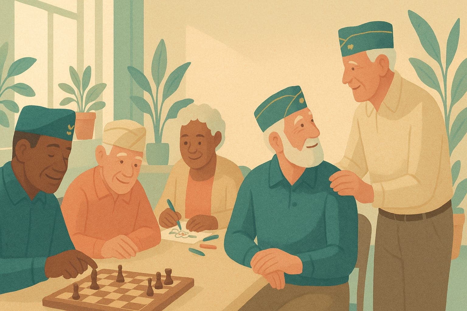 VA Adult Day Health Care(재향군인 주간 성인 건강 돌봄): 재향군인에게는 안전하고 짜임새 있는 하루, 보호자에게는 되찾는 시간