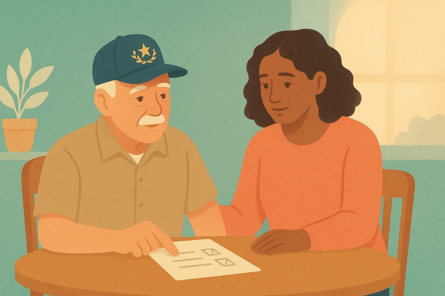 مراقبت به هدایت کهنهسرباز (Veteran-Directed Care - VDC): بودجهای از VA که خودِ کهنهسرباز کنترل میکند — و اعضای خانواده میتوانند استخدام شوند